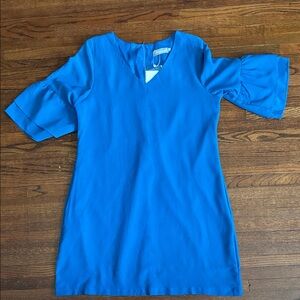 Elegant Blue Women's Dress